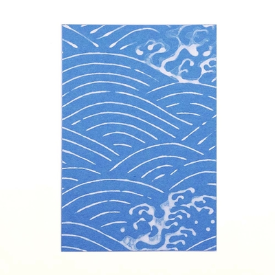唐紙ハガキ　立浪