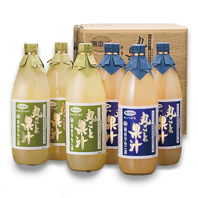 【大処分】 丸ごと果汁 サンつがる＋ジョナゴールド