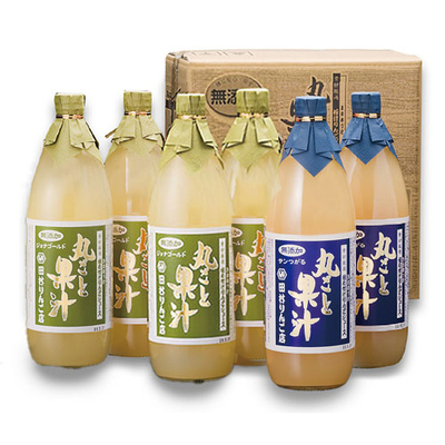 【大処分】 丸ごと果汁 サンつがる＋ジョナゴールド