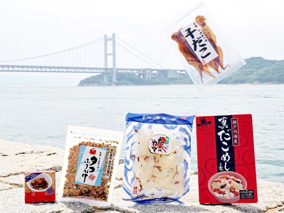 真だこめしの素・真だこのアヒージョ・タコふりかけ・たこカマ・干だこ・セット