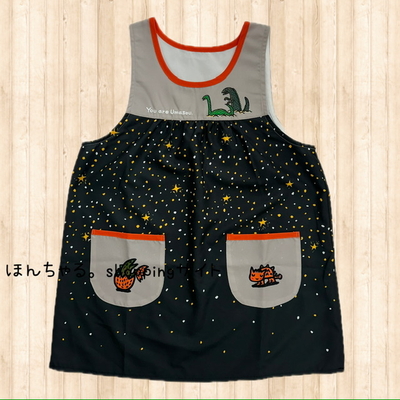 さゆら　学研エプロン 3枚セット 小花柄 後ろリボンエプロン セット 三角巾 シュシュ パープル