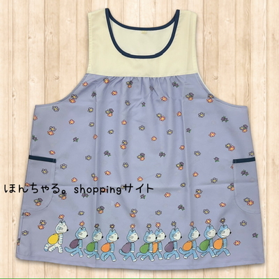 11ぴきのねこフラワーエプロンパープル【4L-5L】【37】