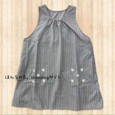 バックフリルエプロンラベンダー【57】