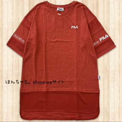 FILAメッシュコンビチュニックテラコッタ【47】