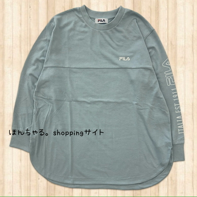 FILA長袖プリントTシャツミント【66】