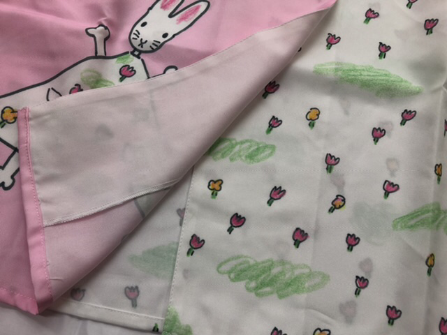 プレミア商品 わたしのワンピース エプロン 二枚 くまのがっこう モノトーン花 私ワンピ桃 海外輸入 Bestcollege Co Za