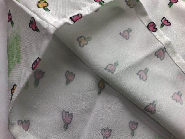 私のワンピース お花畑 エプロン 保育士 激安先着