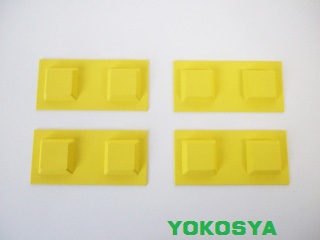 ダンプ自動シート開閉装置クイック　操作スイッチ補修防塵カバー(4枚セット)