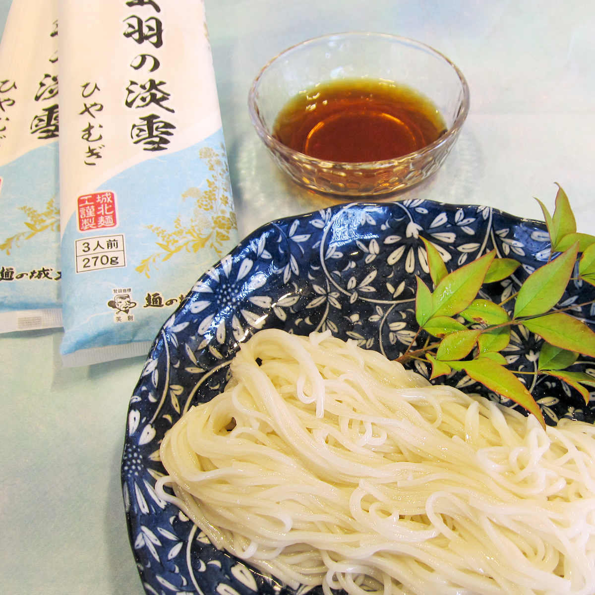 城北麺工 出羽の淡雪 ひやむぎ 270g×12袋入 | はぐろ庵ネットショップ