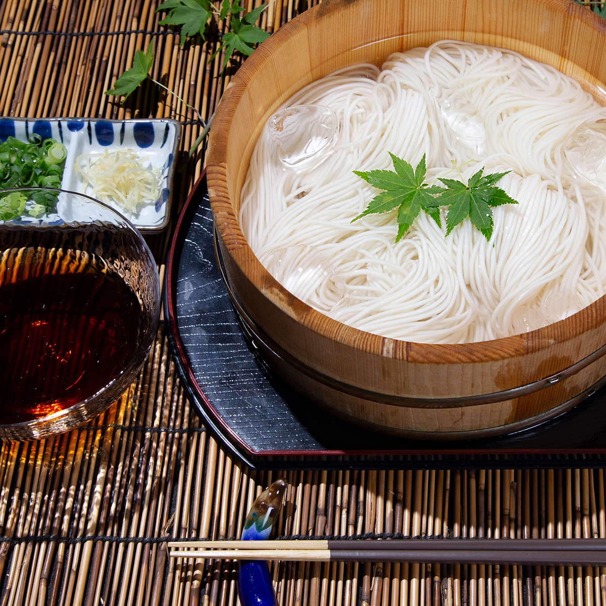 城北麺工 出羽の淡雪 ひやむぎ 270g×12袋入 | はぐろ庵ネットショップ