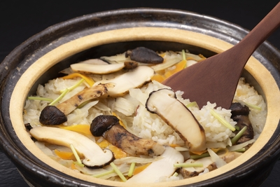 岩泉 松茸釜めし２合炊き ・ 岩泉まつたけのお吸い物！贅沢２品セット