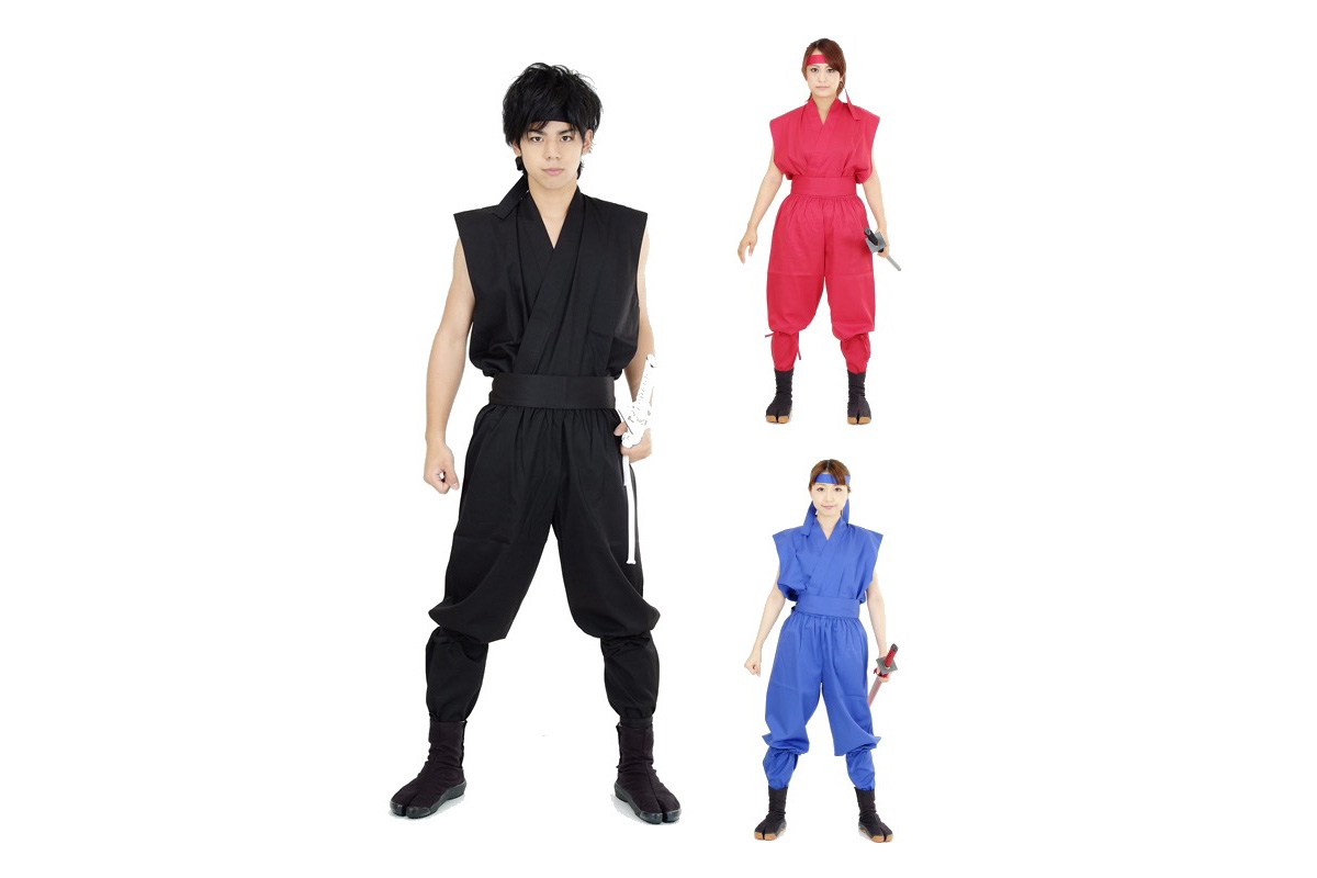 忍者衣装伊賀Version4点セット（大人夏用）【常温】【CP3000