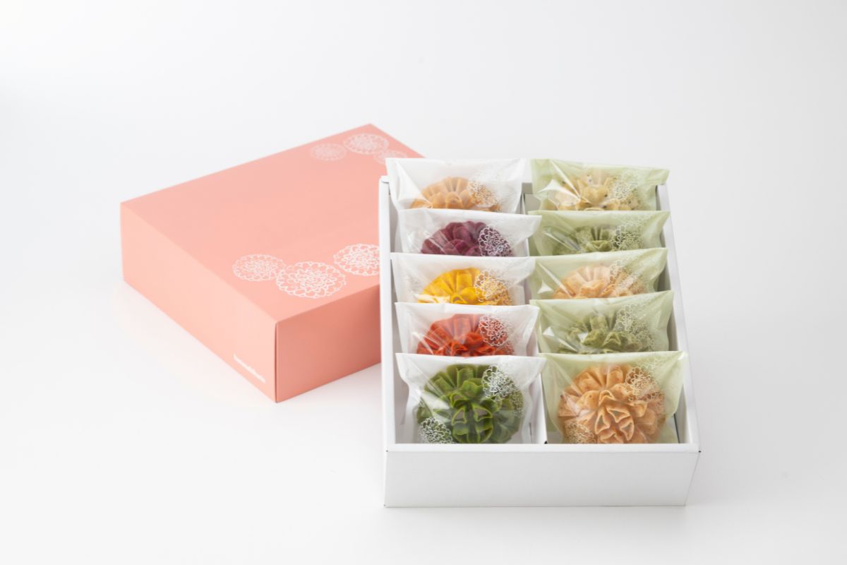 花咲かりん詰め合わせ箱 10個入り（塩味入り）【常温】 | IGAMONO