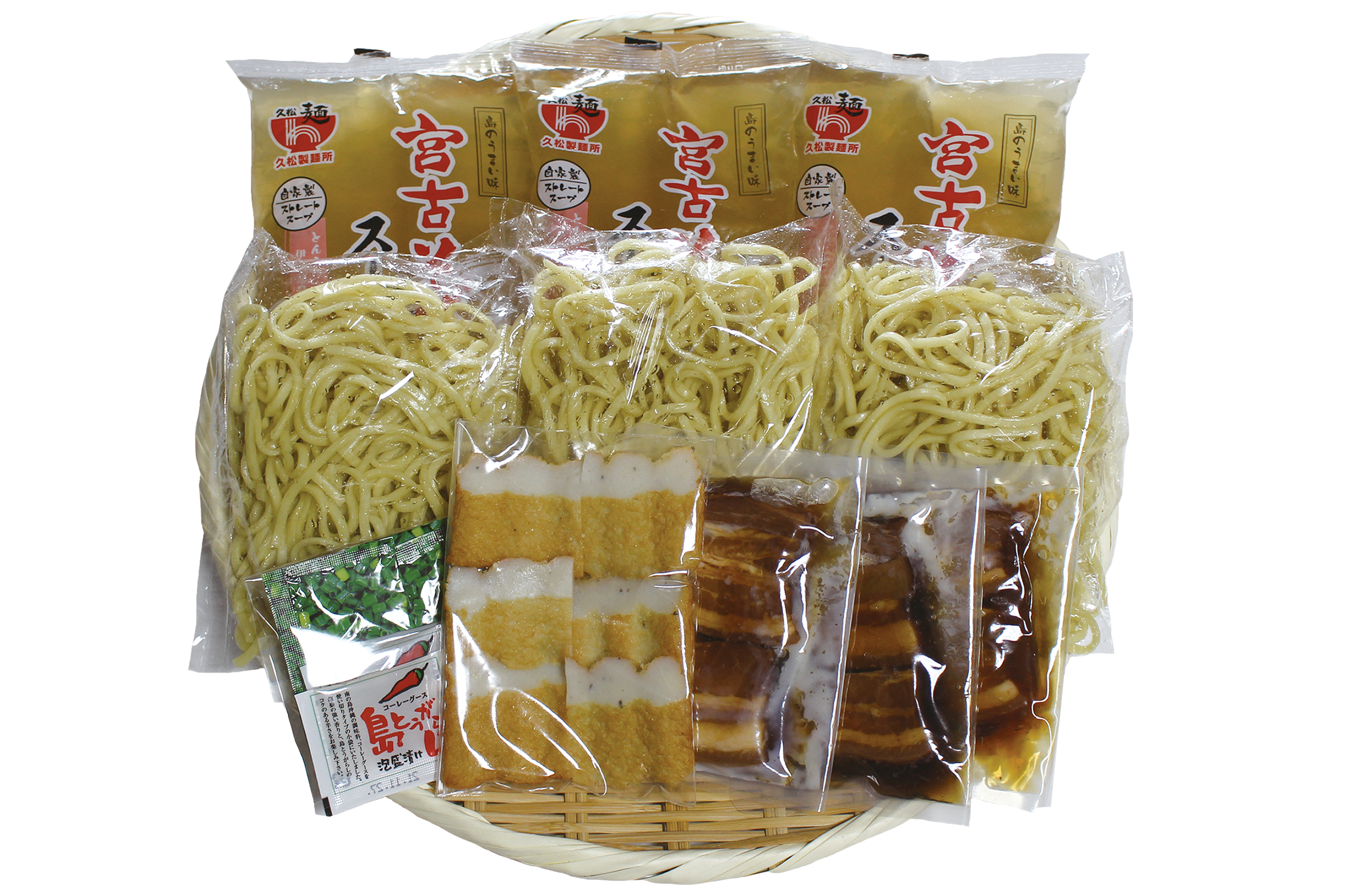 宮古そばセット(ストレートスープ) | 久松製麺所