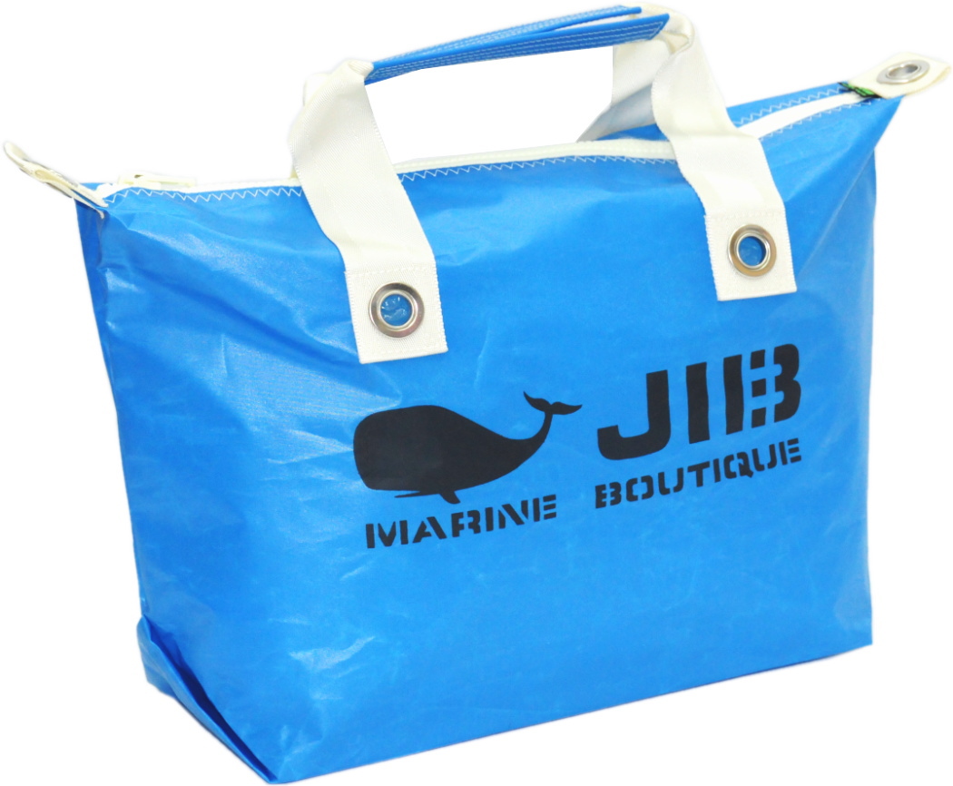 土日限定　JIB MARINE BOUTIQUE トートバッグ ブラック JIB（ジブ）】セイルクロスオープントートバッグ | 藤巻百貨店