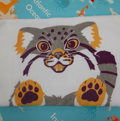 壁ドン ! マヌルネコ スポーツタオル