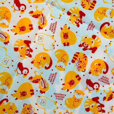 手ぬぐい 那須どうぶつ王国アニマルズ 日本製