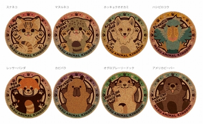 コルクコースター マヌルネコ 【Original】 | 那須どうぶつ王国ネット