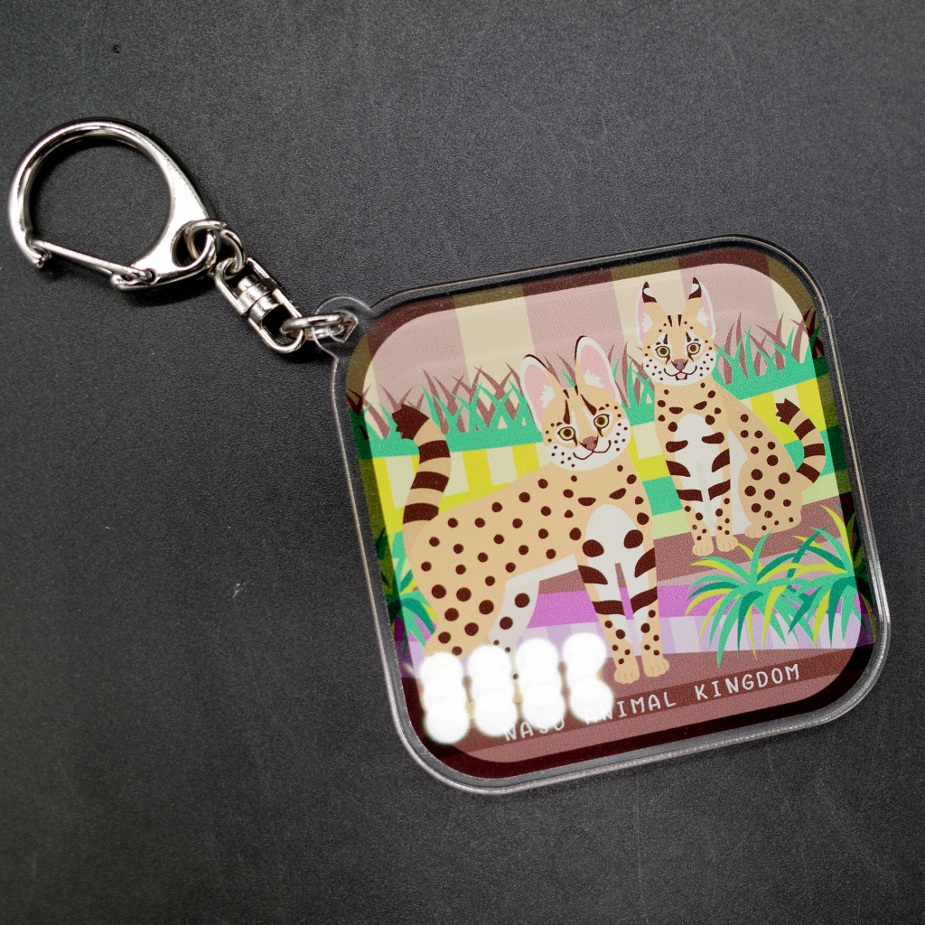 アクリルキーホルダー ギン　ハヤサカ キングダム アクリルキーホルダーサーバル【Original】四角両面