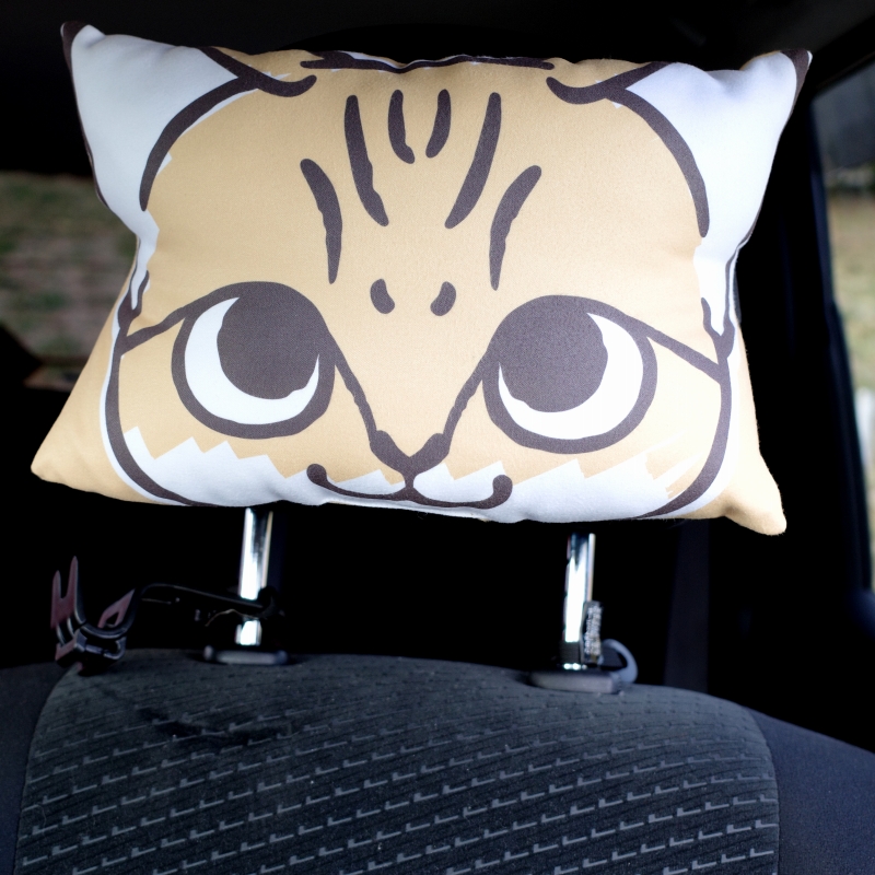 スケッチ車用 ネッククッション スナネコ【Original】 | 那須どうぶつ