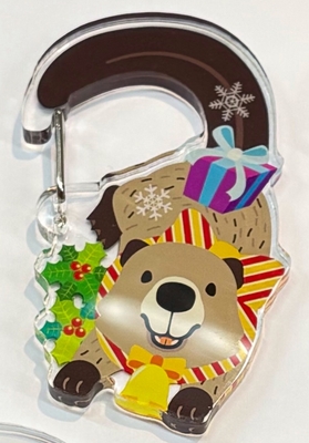 クリスマスしっぽカラビナ　ビーバー