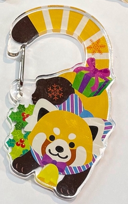 クリスマスしっぽカラビナ　レッサーパンダ