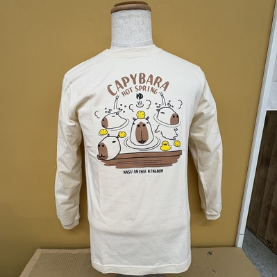 カピバラ温泉ゆず湯　長袖Tシャツ
