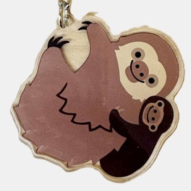 【Original】アクリルNAKキーホルダー　ナマケモノ