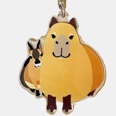 【Original】アクリルNAKキーホルダー　カピバラ＆マーラ