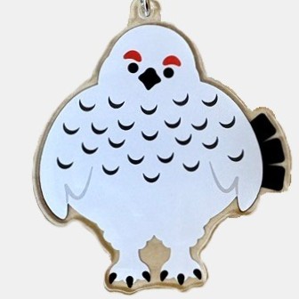 【Original】アクリルNAKキーホルダー　ライチョウ