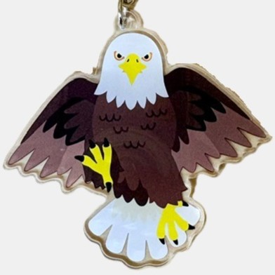 【Original】アクリルNAKキーホルダー　ハクトウワシ