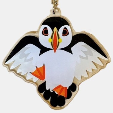 【Original】アクリルNAKキーホルダー　パフィン