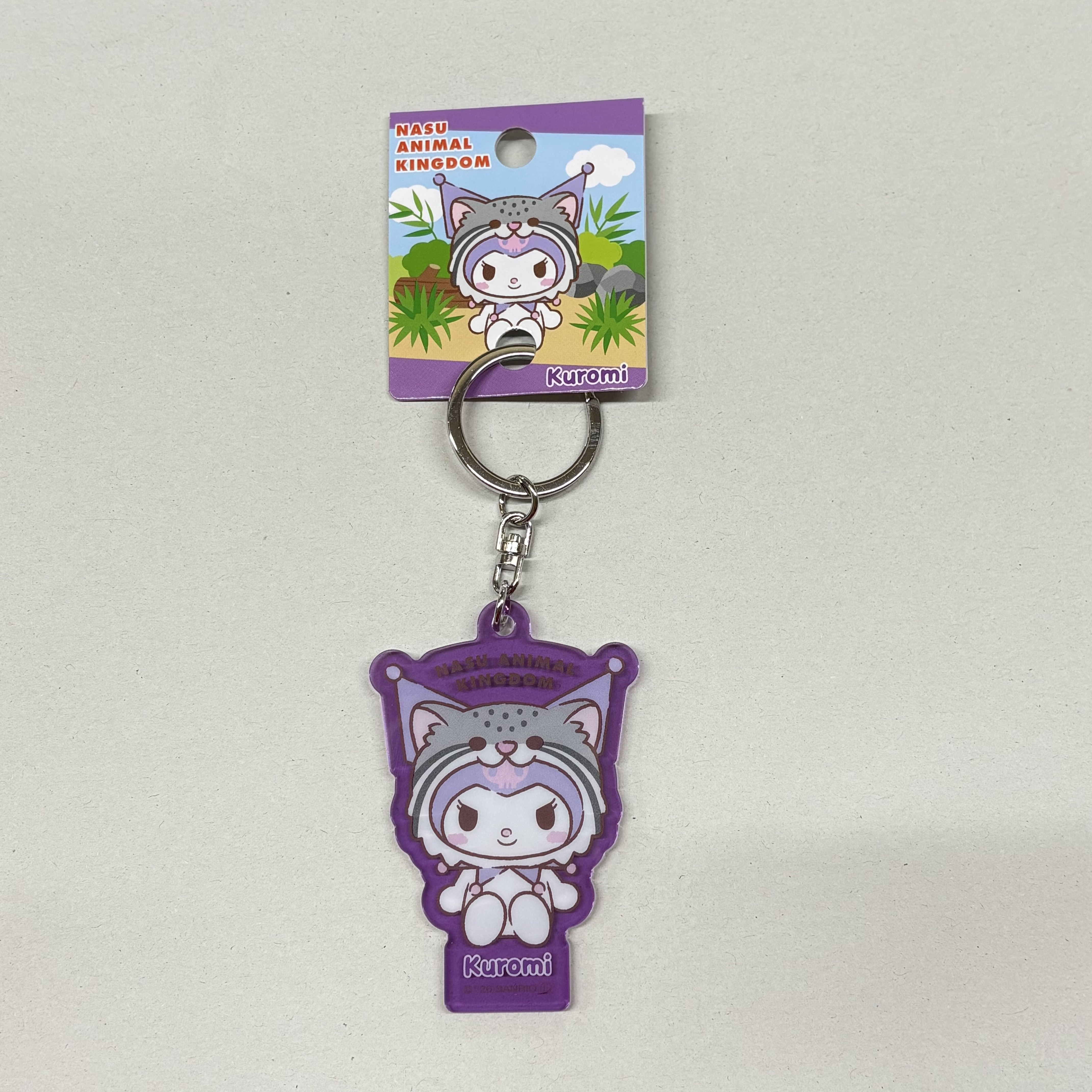 クロミ×マヌルネコ 薄型アクリルキーホルダー 【那須どうぶつ王国