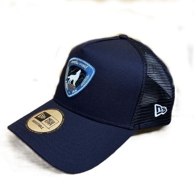 NEW ERA（ニューエラ）&times;【王国original】キャップ（大人用）　ホッキョクオオカミ