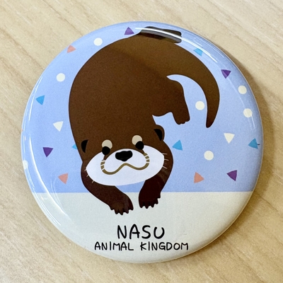 【Original】NAK缶バッジ カワウソ