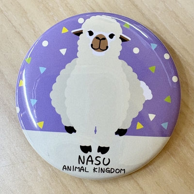 【Original】NAK缶バッジ アルパカ