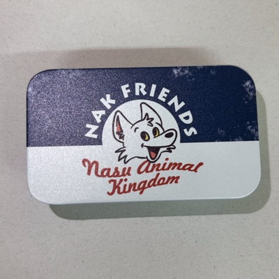 【Original】NAK FRIENDS ミニ缶ケース ホッキョクオオカミ