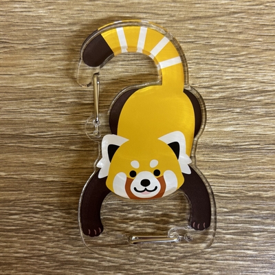 ラバーバンド持っちゃうカラビナ レッサーパンダ