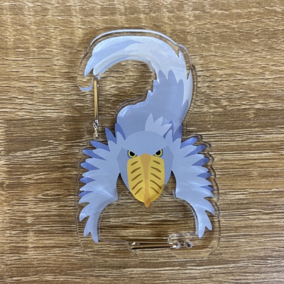 ラバーバンド持っちゃうカラビナ ハシビロコウ