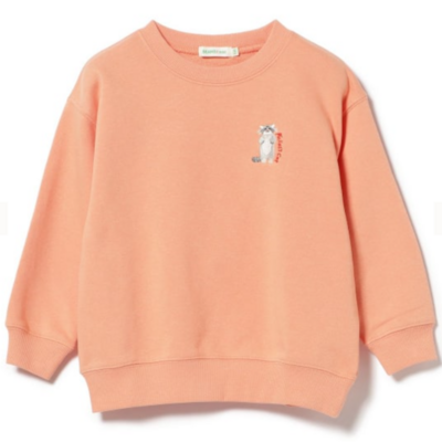 BEAMS mini &times;どうぶつ王国【Original】大人サイズ スウェット マヌルネコ
