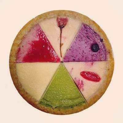 ベイクドチーズケーキ　ミニパラソル　