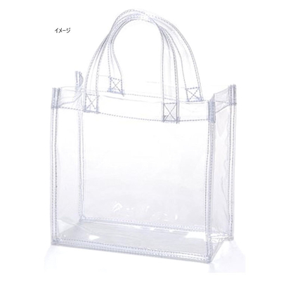【受注生産】オリジナル透明バッグ（A4ファイルも収納可）5個セット販売　#シースルーバッグ#クリアバッグ