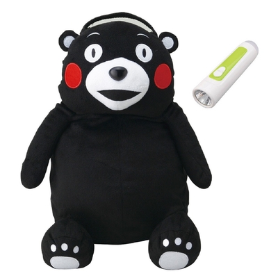 くまモンの非常持出しリュック（ライト付）