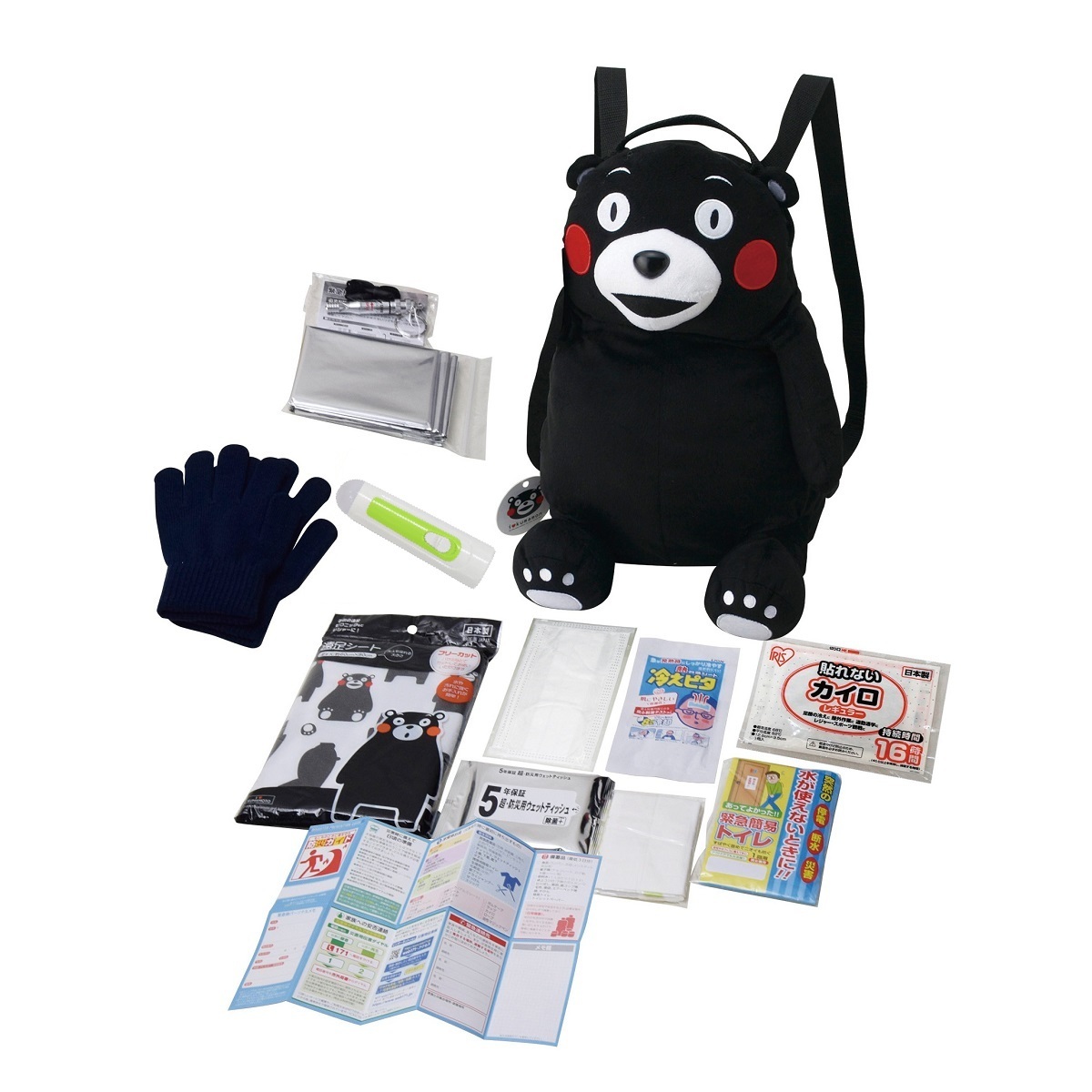 くまモンの非常持出しリュックセット | ギフトショップ ナカガワ