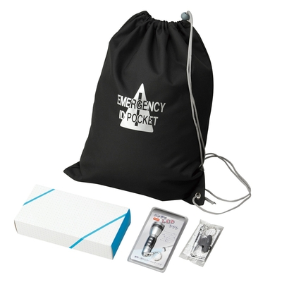 IＤポケット付非常持出しセット3点