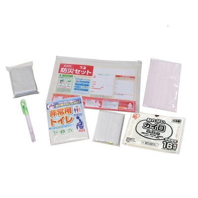 携帯用防災ソフトバッグセット