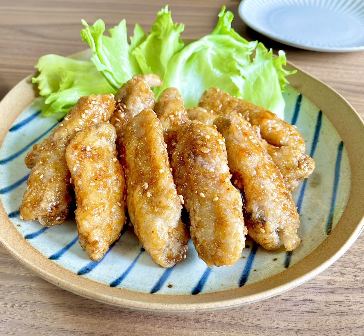 やみつき‼手羽中甘辛揚げ | 肉市場 うえしま苑