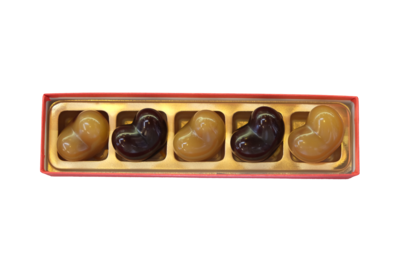 ハートの玉羊羹5個入【メープル、小豆】