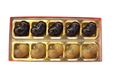 ハートの玉羊羹10個入【メープル、小豆】