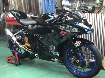 レーシングフルエキゾースト GSX-R125.150(静音タイプレーシング